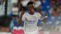 Vinicius, con el Real Madrid.