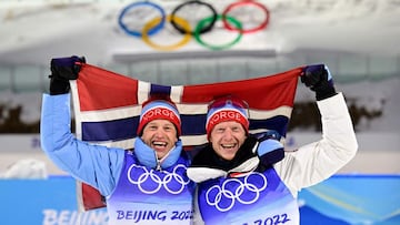 Los hermanos Boe, Johannes Thingnes y Tarjei.