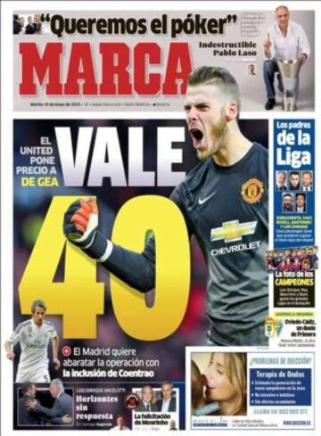 Portadas de la prensa deportiva