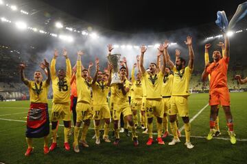 El Villarreal campeón de la Europa League.