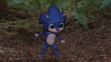 Vídeo del diseño original de Baby Sonic en Sonic La Película