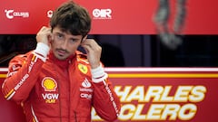 Suzuka (Japan), 05/04/2024.- Scuderia Ferrari driver Charles Leclerc of Monaco prepares for the first practice session of the Formula 1 Japanese Grand Prix at the Suzuka International Racing Course in Suzuka, Japan, 05 April 2024. The 2024 Formula 1 Japanese Grand Prix will be held on 07 April. (Fórmula Uno, Japón) EFE/EPA/FRANCK ROBICHON
