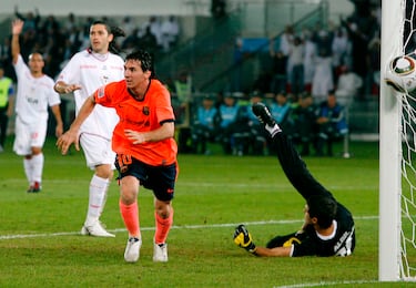 Has Messi ever faced an Argentine team since leaving his homeland?