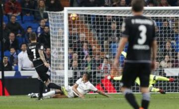 Joselu empató el partido. 1-1.