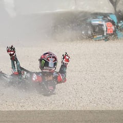 Volada de Quartararo con paso por la clínica, pero sin lesión