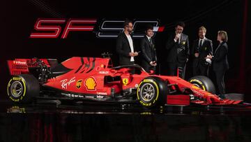 El Ferrari SF90 del Mundial de F1 2019. 