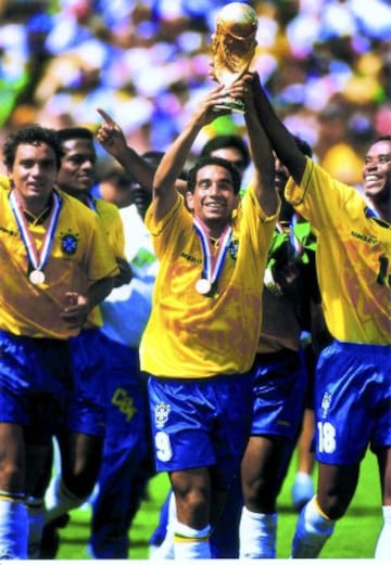 Brazil made it four in the USA in 1994, beating Italy on penalties after a forgettable final that remains synonymous with a dejected Roberto Baggio staring at the turf after blasting his spot-kick high.