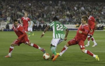 partido correspondiente a la vuelta de octavos de final de Europa League, disputado hoy en el estadio Benito Villamarín.