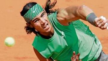 <b>PORTENTO. </b>Rafa Nadal sigue rompiendo registros en este Roland Garros.