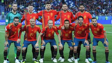 Once de la Selección Española.