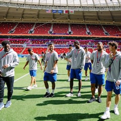 Estados Unidos realiza reconocimiento de cancha de los estadios en los que jugará en Qatar 2022