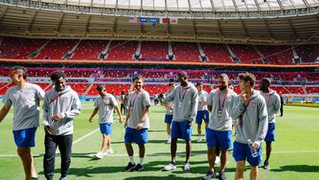 A cuatro días del debut mundialista ante Gales, la selección de Estados Unidos estuvo en el Ahmad Bin Ali Stadium, escenario en el que comenzará su aventura en Qatar 2022.