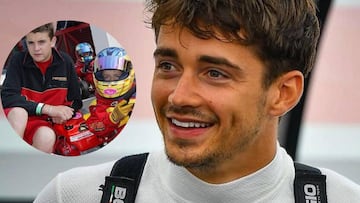 Charles Leclerc recuerda con una foto de su infancia a Jules Bianchi