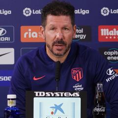 Simeone: "Buscarán caminos para cansarnos en el partido"