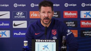 Simeone: "Buscarán caminos para cansarnos en el partido"