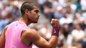 Alcaraz - Lehecka, en directo: cuartos de final del US Open hoy en vivo online