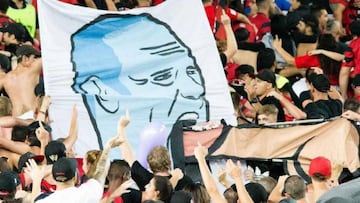 Sydney fans banned for oral-sex banner depicting rival coach