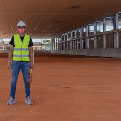 Nadal visita la ampliación de la Academia antes de Montecarlo