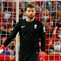 Luis Maximiano, el portero del futuro, en el radar del Barcelona