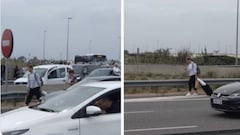 Barcelona: Rakitic walks home on bypass as El Prat traffic blocked