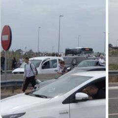 Rakitic, afectado por los cortes en el aeropuerto de Barcelona, tuvo que regresar andando