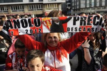 Ascenso del Sporting de Gijón "Alegría de Primera"