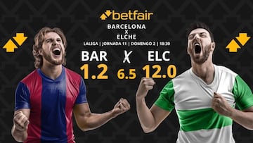 FC Barcelona vs. Elche CF: horario, dónde ver, pronósticos y clasificación