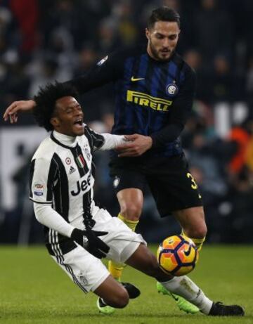 Cuadrado completa dos goles esta temporada.