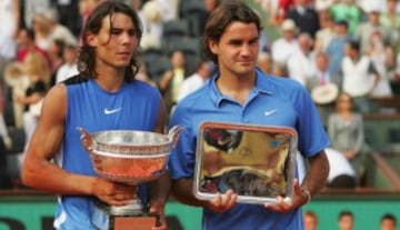 Nadal ganó 1-6, 6-1, 6-4, 7-6 (5)