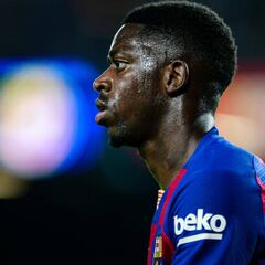 Dembélé, baja ante el Getafe por molestias musculares