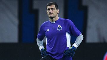 Iker Casillas, con el Oporto. 