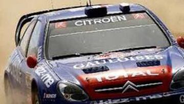 <b> ITALIA. </b>Sebastien Loeb ya es el líder del Rally de Cerdeña.