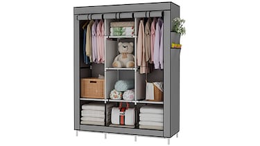 Encontramos un armario ropero barato y plegable en tres colores