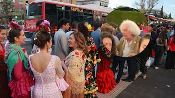 Arrasa al enseñar el asombroso parecido más que razonable que ha visto en la Feria de Sevilla