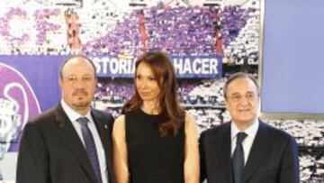 Presentación de Rafa Benítez.