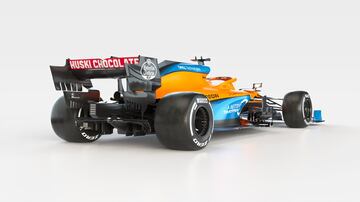 La escuder¨ªa present¨® en Inglaterra c¨®mo ser¨¢ el monoplaza de McLaren. El nuevo veh¨ªculo de Carlos Sainz y Lando Norris luce espectacular con un naranja mate combinado con l¨ªneas negras y azules.