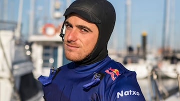 Natxo Gonzalez during the Epsilon swell in Basque Country on october 29, 2020 // Edu Bartolomé / Red Bull Content Pool // SI202010291015 // Usage for editorial use only //