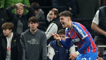 Tottenham took the lead - but after Micky Van de Ven’s first-half red card, Palace scored three times to consign Spurs to a fifth straight EPL defeat.