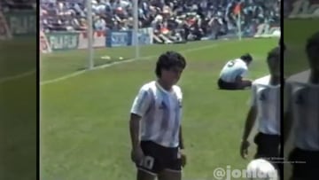 Sale vídeo inédito de Maradona previo a ser campeón del mundo en México 1986