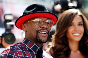 La llegada de Mayweather y McGregor a Las Vegas