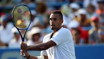 Nick Kyrgios durante la final del Washington Open 