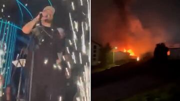 Captan el momento en que se inició el incendio de una discoteca en Macedonia con 50 fallecidos
