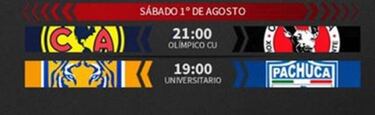 Liga MX: Partidos y horarios de hoy, sábado 1 de agosto