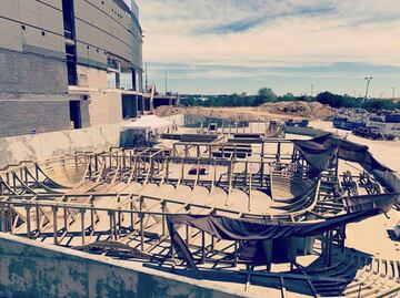 Así se construyó el skatepark outdoor de X-Madrid.