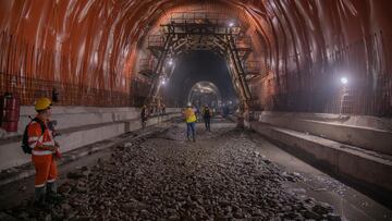 Así avanza la obra del Túnel del Toyo: será el más largo de Colombia