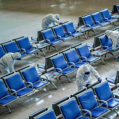 How many people in Wuhan have been locked down again due to covid-19?