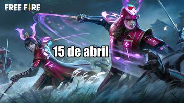 C車digos Free Fire de hoy 15 de abril de 2021; todas las recompensas gratis