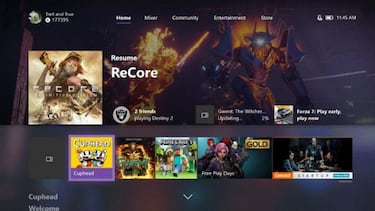 Disponible la actualización Xbox One con el nuevo interfaz