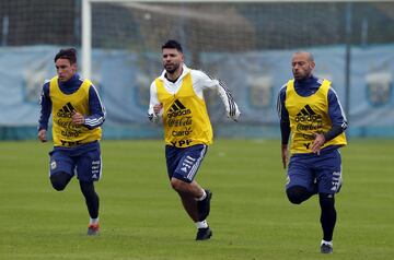 Buenos Aires 17 Mayo 2018, Argentina
Preparativos de la seleccion Argentina en el Predio de la AFA en Ezeiza, donde estÃ¡n 

Foto Ortiz Gustavo
