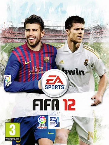 EA Sports volvió a optar por el FC Barcelona y el Real Madrid en FIFA 12: Piqué y Xabi Alonso.